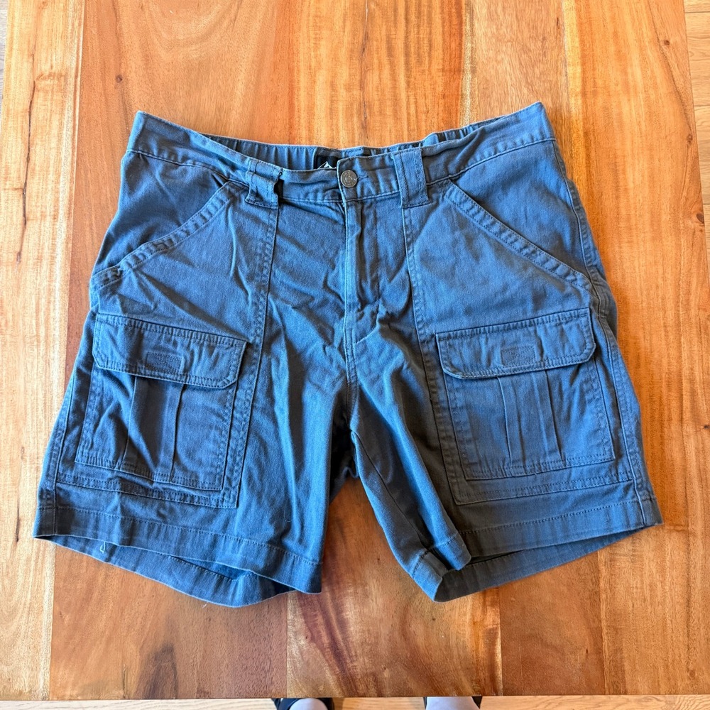 Denali Men's Charcoal Gray Cargo Shorts Size 34